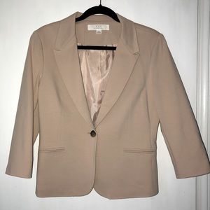 3/4 sleeve blazer